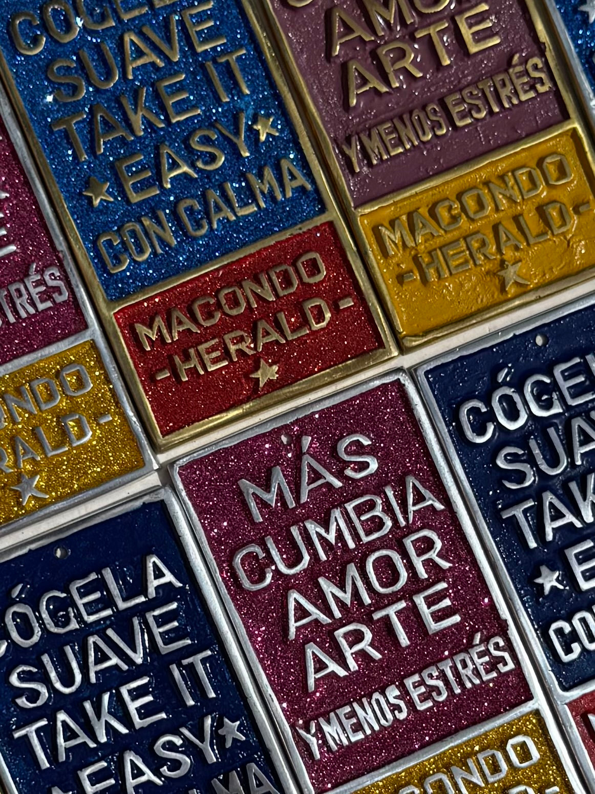 PLACA TAKE IT EASY /GOLD