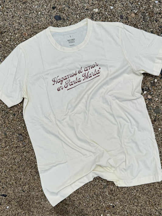 CAMISETA HAGAMOS EL AMOR EN SANTA MARTA
