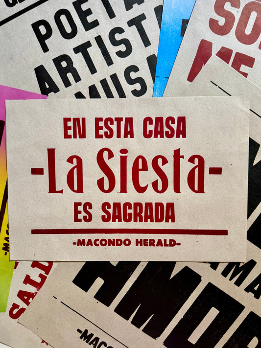 LA SIESTA ES SAGRADA