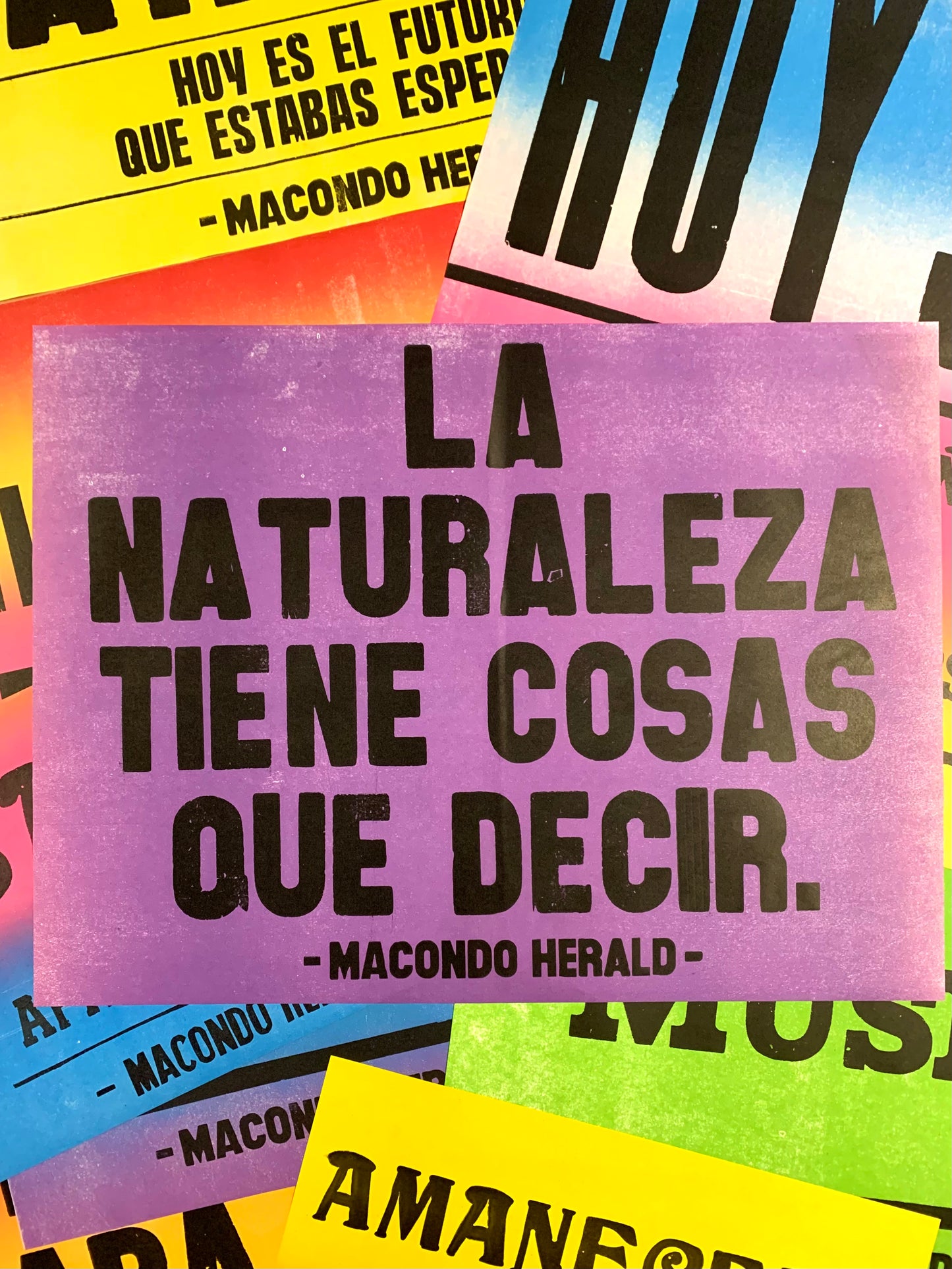 LA NATURALEZA TIENE COSAS QUE DECIR