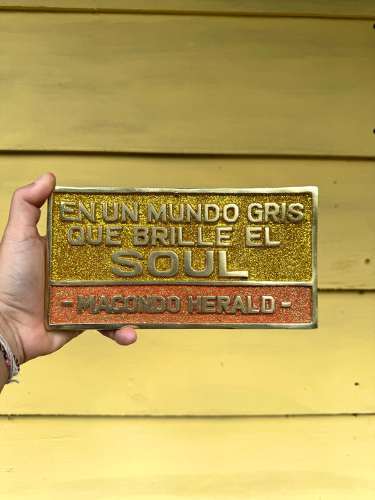 PLACA SOUL/GOLD