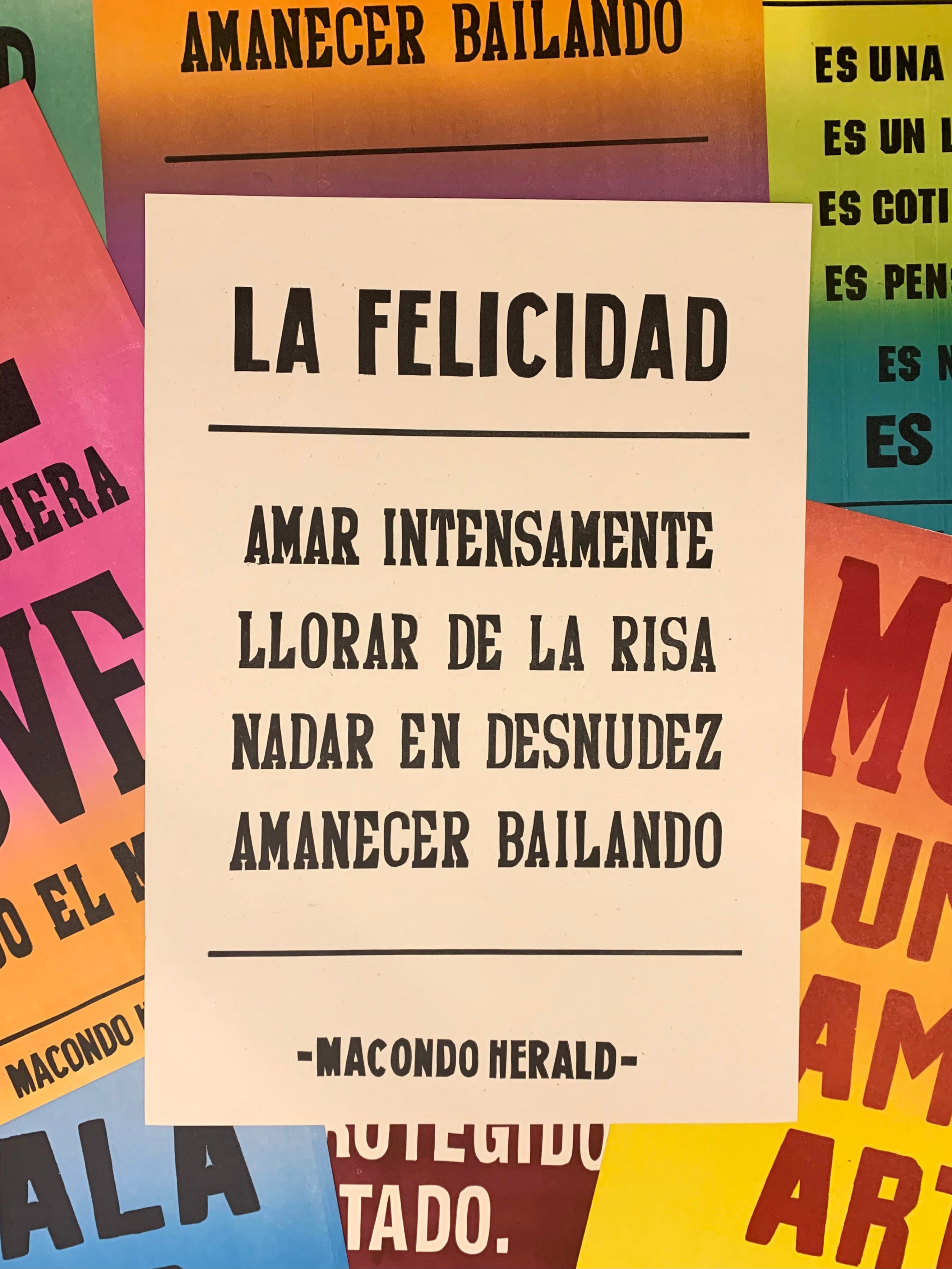 LA FELICIDAD B&W – Macondo Herald